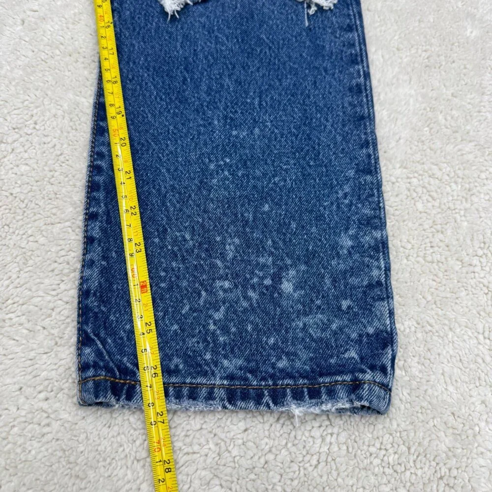 Levi's Premium 501 Womens Blue Jean Pants Distressed Button Fly, Size 31/26 NWT - Picture 13 of 13